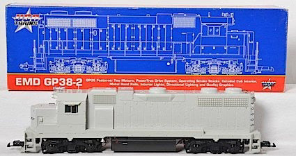 USA Trains R22200 Undecorated Gray GP38-2 with Smoke and Lights