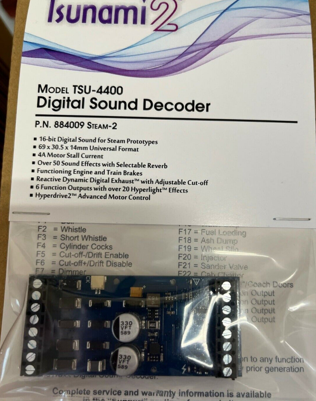 Altoparlante Ovale Soundtraxx 810090 50x90mm Per Decoder TSU-4400 - Modellismo Scala O/G - Foto 2