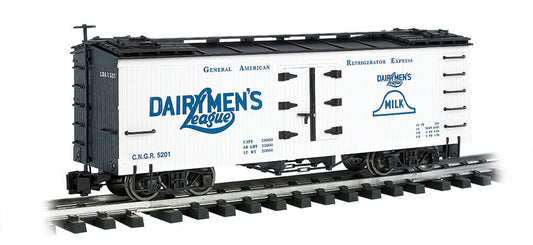 Bachmann 93266 Dairymans League Milk Reefer with Metal Wheels