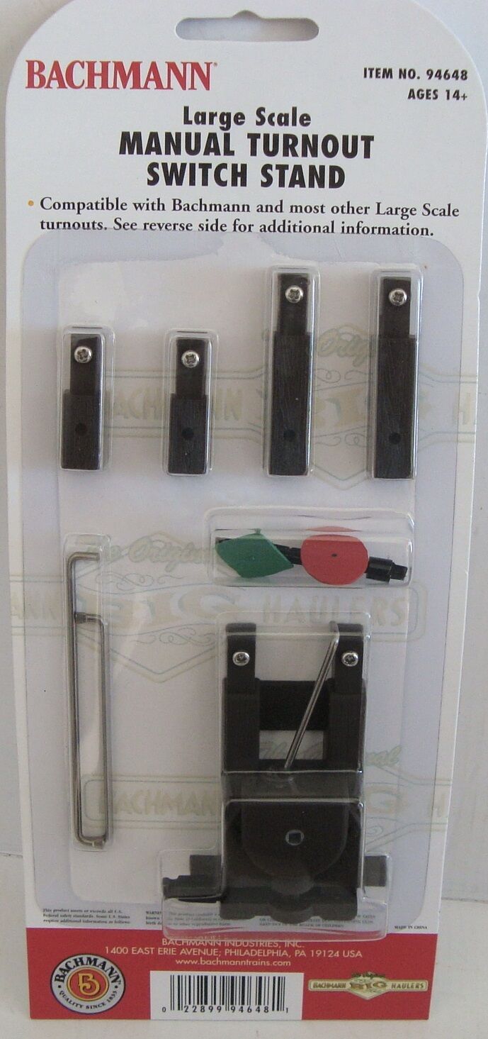 BACHMANN G-SCALE 94648 Brass Manual Turnout Switch Stand Actuator