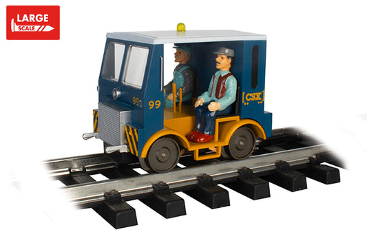 Bachmann 96257 CSX Speeder Blue/Orange Powered and Lighted with Strobe