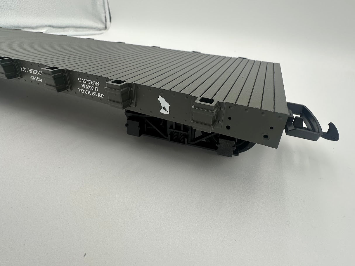USA Trains Great Northern Flat Car - Dark Gray
