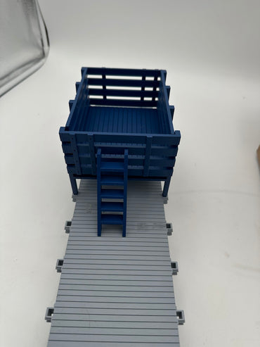 USA Trains Railroad Tie or Work Load Supply Crate Holder for Flat Car, G Scale