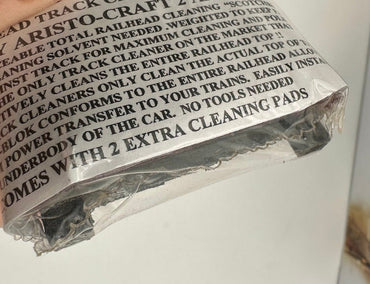 BRITE-BLOK Track Cleaner - Fits Any Aristo-Craft 2 Axle Car - SHIPS FREE