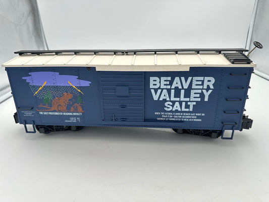 USA Trains Beaver Valley Salt Blue Reefer Boxcar - Limited Run