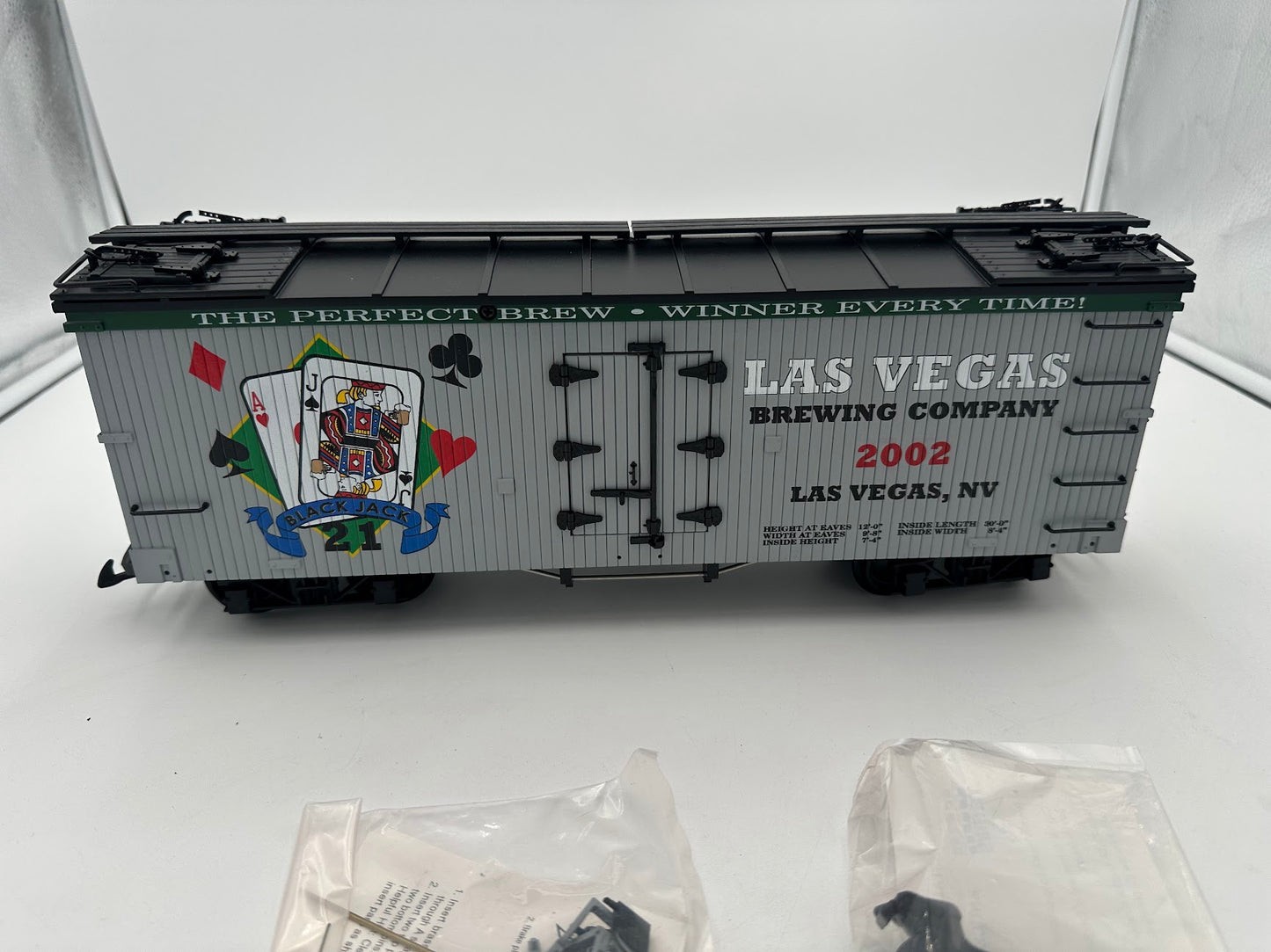 USA Trains Las Vegas Brewing Company 2002 Reefer Boxcar - Limited Run
