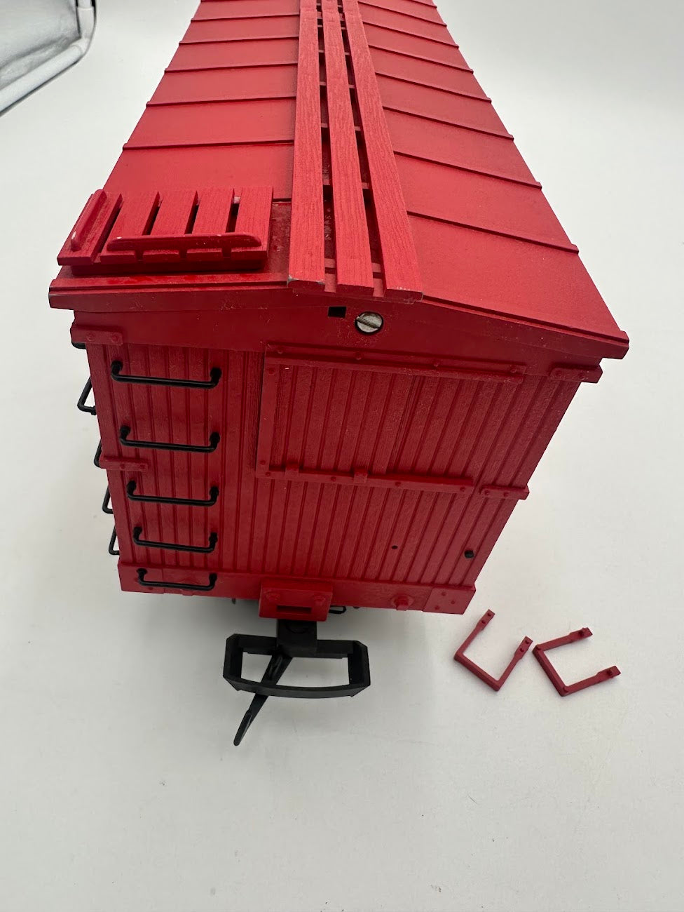 USA Trains Charles Ro 1998 Vintage Christmas Reefer I Believe In Santa Claus - RED