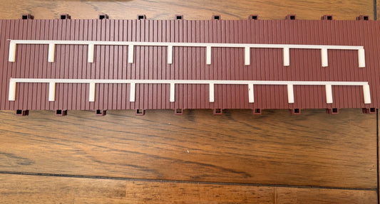 USA Trains 2 Pieces Piggyback Side Rails for Flat Car - Unpainted G Scale