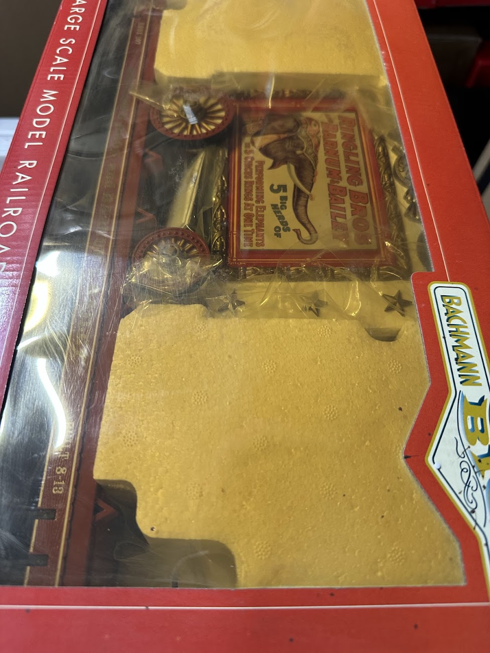 Bachmann 92713 Flat Car with Tableau Wagon - Performing Elephants #107