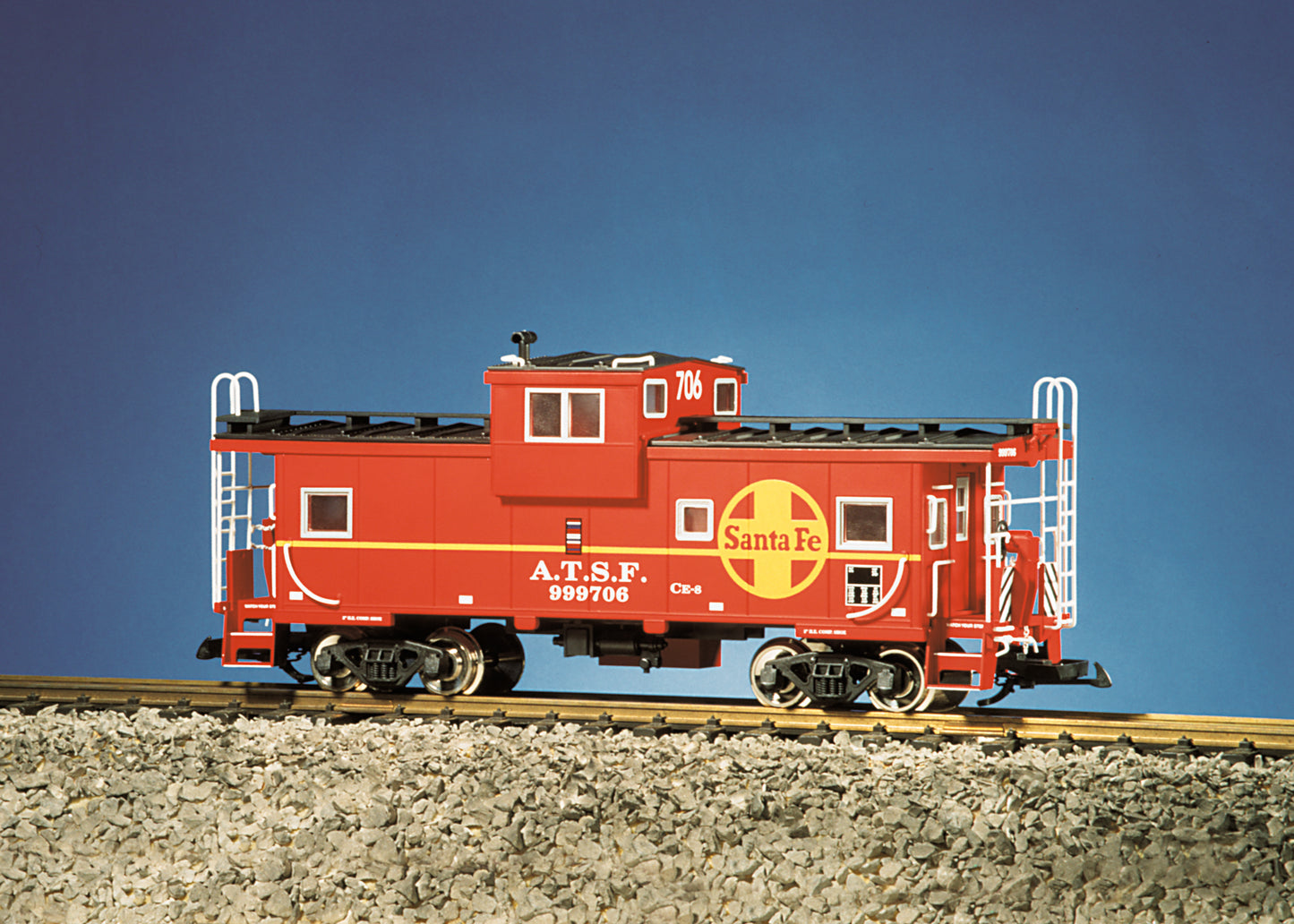 USA Trains R12101 SANTA FE Extended Vision Caboose - Red/Black