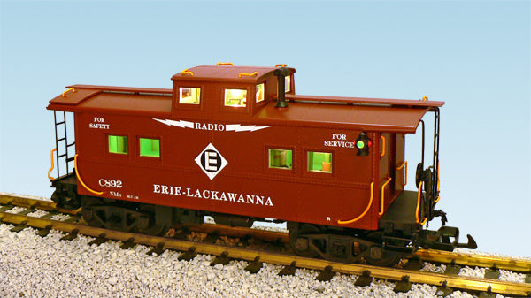 USA Trains R12161 Erie Lackawanna Center Cupola Caboose - RED OXIDE
