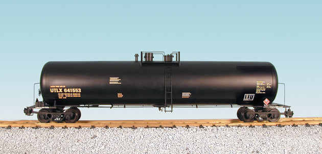 USA Trains UTLX 55' Modern Tank Car BLACK - R15152