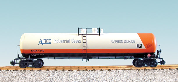 USA Trains AIRCO 55' Modern Tank Car ORANGE/WHITE - R15168