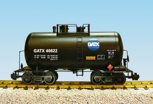 Usa Trains GATX 29' BEER CAN Tank Car BLACK - R15204