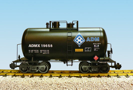 Usa Trains ADM 29' BEER CAN Tank Car BLACK - R15208