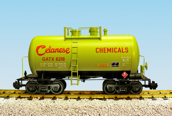 Usa Trains Cleanse Chemicals 29' BEER CAN Tank Car Green - R15211