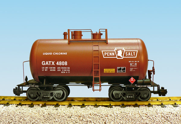 Usa Trains Penn Salt 29' BEER CAN Tank Car OXIDE BLACK - R15219