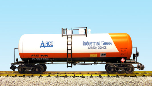 USA Trains AIRCO 42' Tank Car WHITE/ORANGE/BLACK - R15259
