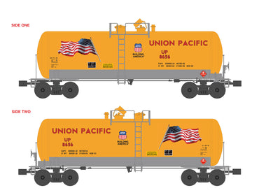 USA Trains UNION PACIFIC 42' Tank Car American Flag YELLOW/GRAY - R15271