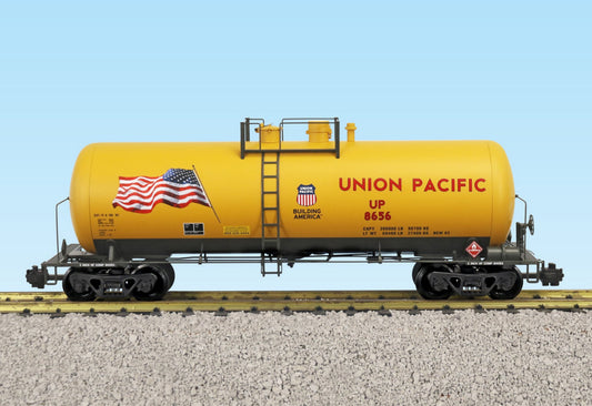 USA Trains UNION PACIFIC 42' Tank Car American Flag YELLOW/GRAY - R15271