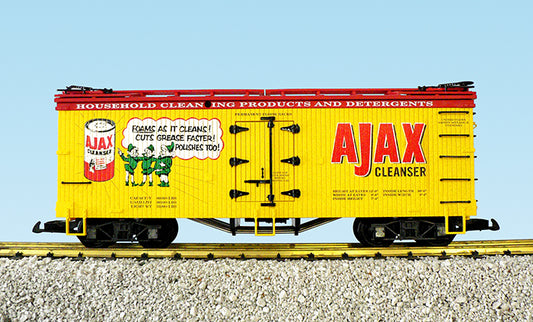USA Trains R16001 AJAX REEFER CAR YELLOW/RED