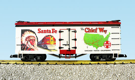 USA Trains R16003 SANTA FE CHIEF WAY REEFER CAR WHITE/RED