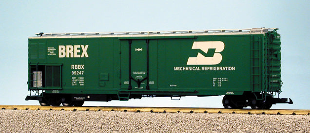 USA Trains R16705 Burlington Northern 50' Reefer Car - GREEN