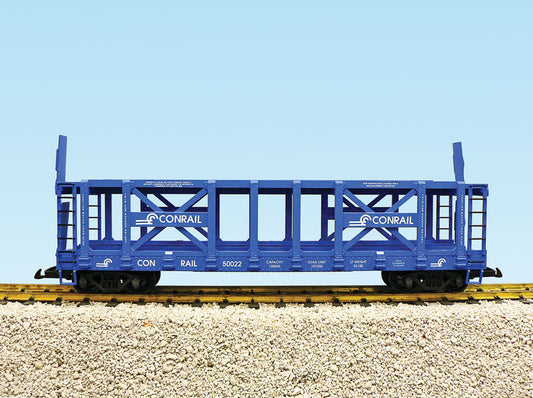 USA Trains R17217 CONRAIL Two-Tier Auto Carrier Flat Car -BLUE