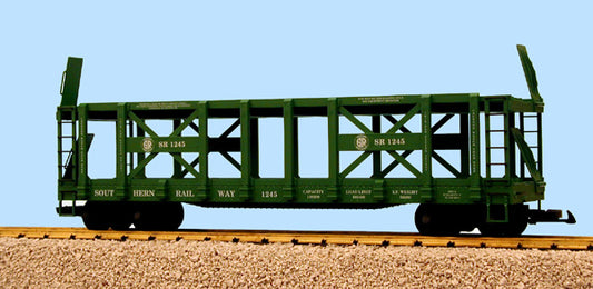 USA Trains R17228 Southern Railway Two-Tier Auto Carrier Flat Car - GREEN