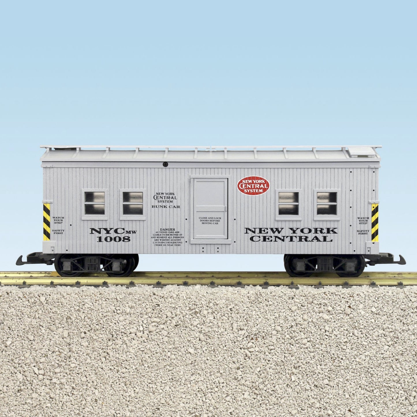 USA Trains NYC BUNK CAR - RD# 1008 GRAY - R1836