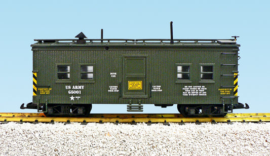 USA Trains US Army Bunk Car, Green - R1839