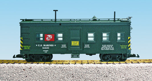 USA Trains USMC Marine Corps Kitchen Car, Green - R1843