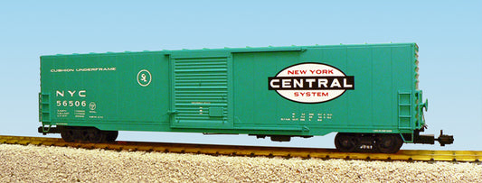 USA TRAINS R19409A NEW YORK CENTRAL 60' Single Door Box Car JADE GREEN boxcar