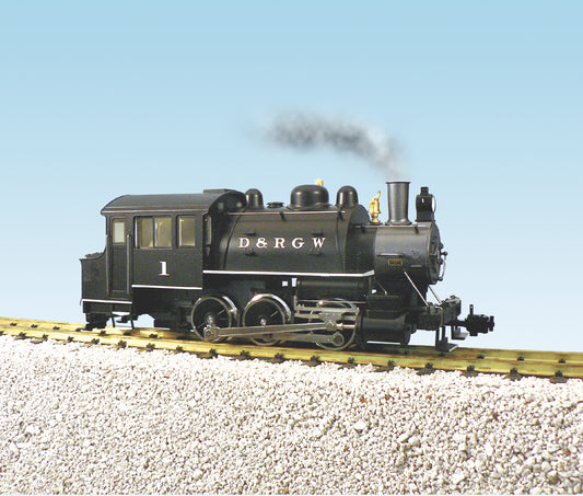 USA Trains R20051 D&RGW #1 DOCKSIDE 0-6-0 Steam Locomotive with Smoke/Sound
