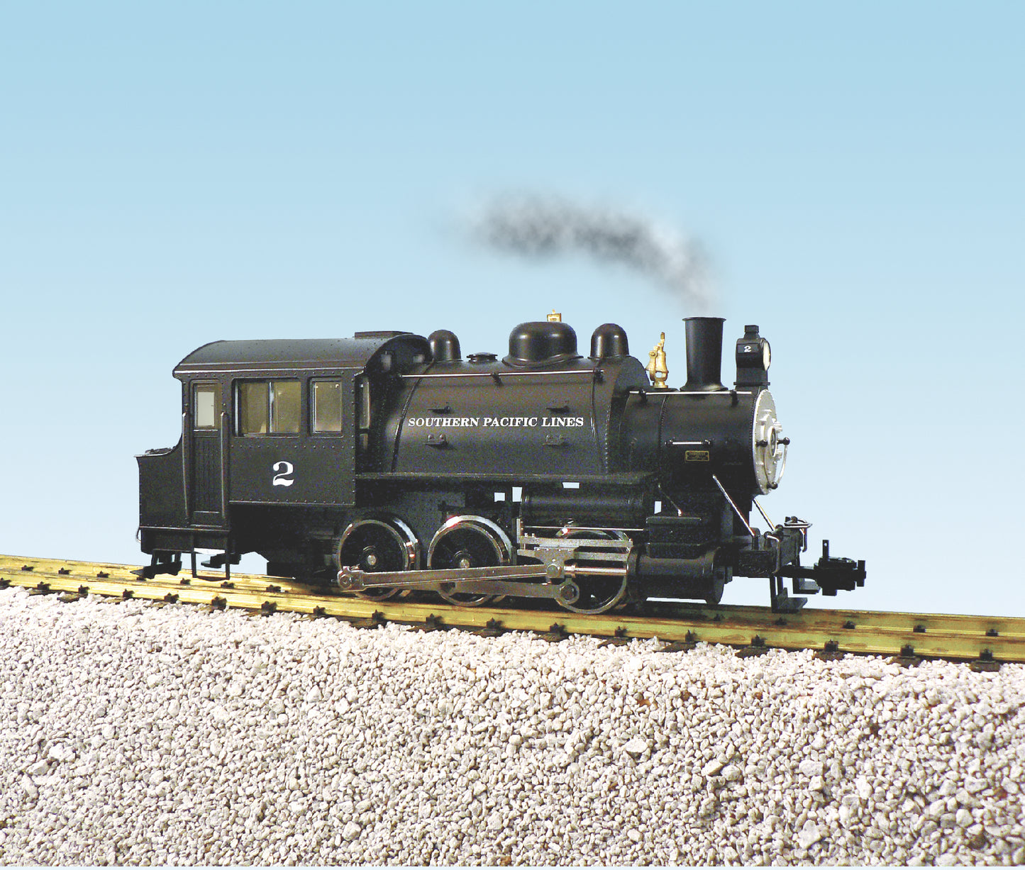 USA Trains R20054 SOUTHERN PACIFIC #2 DOCKSIDE 0-6-0 Steam Locomotive with Smoke/Sound