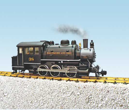 USA Trains R20058 BAILTIMORE & OHIO #38 DOCKSIDE 0-6-0 T Steam Locomotive with Smoke/Sound