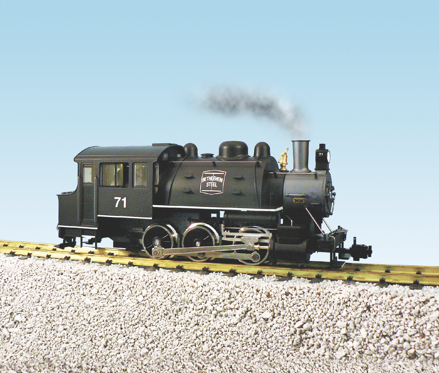USA Trains R20063 BETHLEHEM STEEL #71 DOCKSIDE 0-6-0 T Steam Locomotive with Smoke/Sound