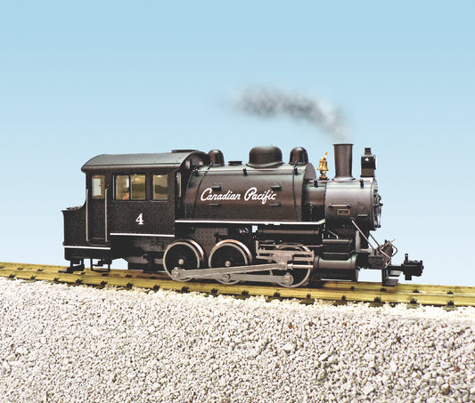 USA Trains R20065 CANADIAN PACIFIC #4 DOCKSIDE 0-6-0 T Steam Locomotive with Smoke/Sound