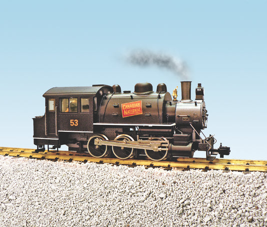 USA Trains R20066 CANADIAN NATIONAL #53 DOCKSIDE 0-6-0 T Steam Locomotive with Smoke/Sound