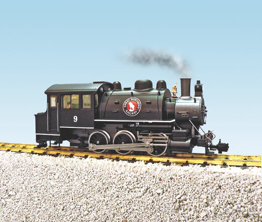 USA Trains R20069 GREAT NORTHERN #9 DOCKSIDE 0-6-0 T Steam Locomotive with Smoke/Sound