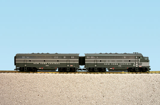 USA Trains R22286 NYC F7 AB UNITS LS 2 TONE GRAY Diesel Locomotive