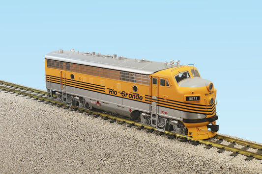 USA Trains R22380 RIO GRANDE F7 A UNIT Diesel Locomotive YELLOW