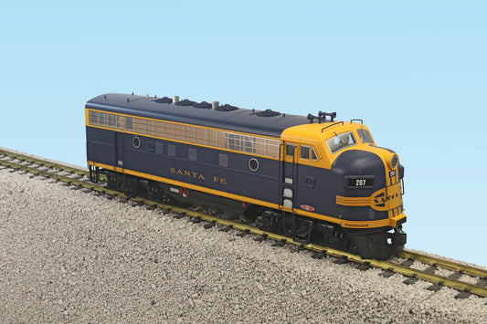 USA Trains R22385 SANTA FE F7 A UNIT BLUE/YELLOW Diesel Locomotive