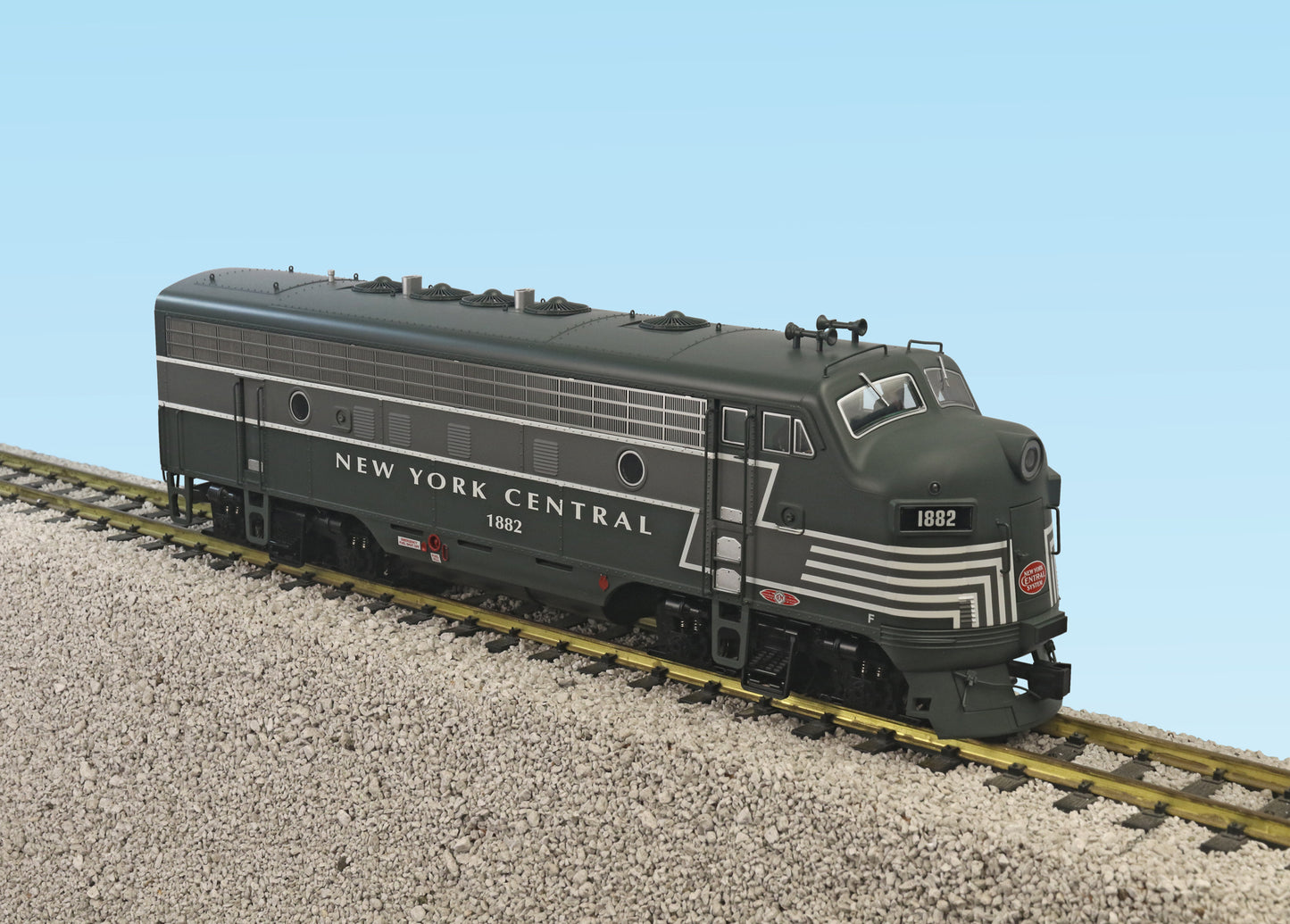 USA Trains R22386 NYC F7 A UNIT LS 2 TONE GRAY Diesel Locomotive