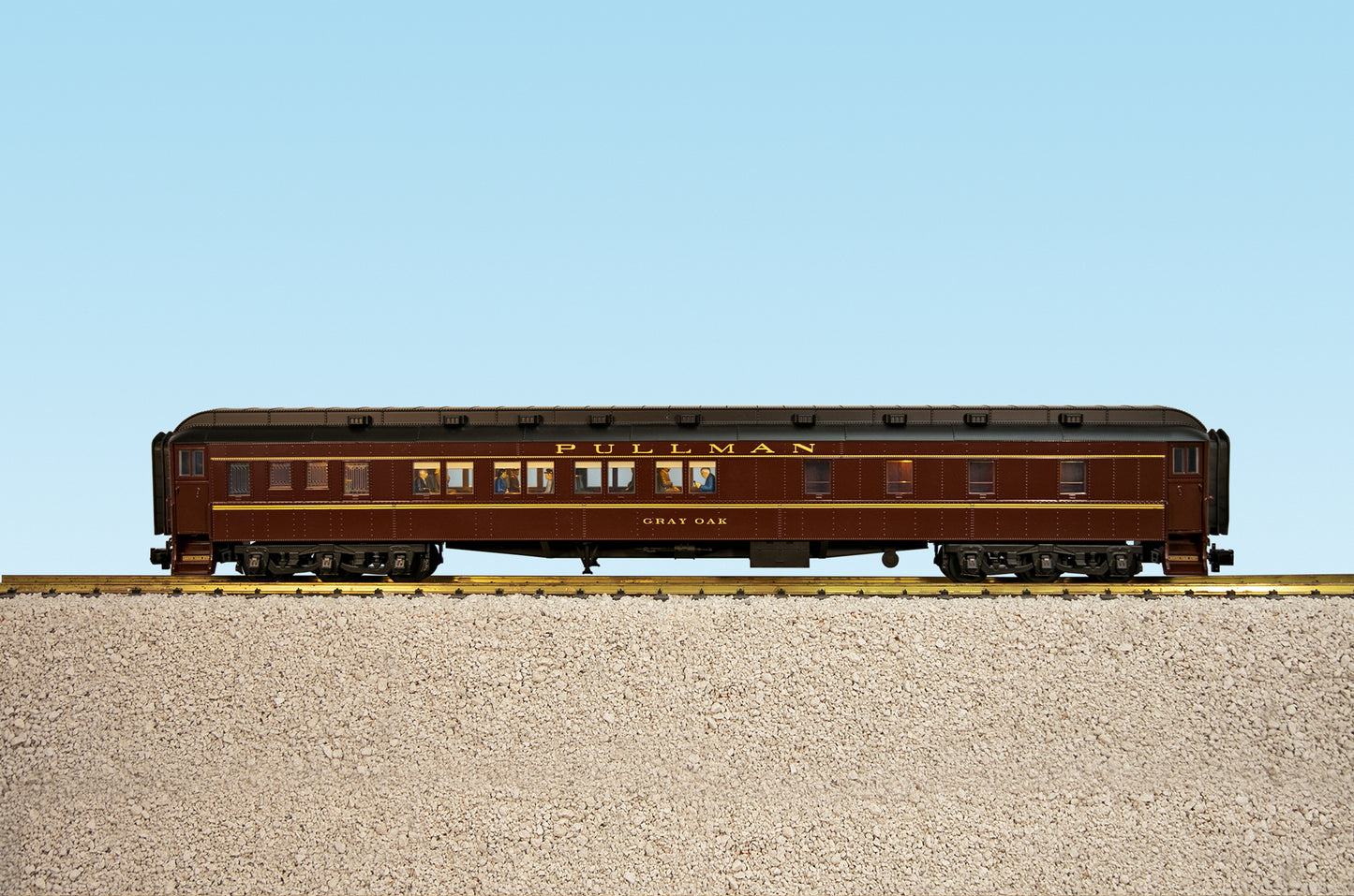 USA Trains R32027 Pullman PENNSYLVANIA BROADWAY LTD SLEEPER #3 GRAY OAK
