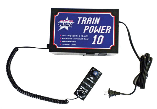 USA Trains RTP-10 10 Amp Walk Around Power Supply RTP10 for G, HO and N Guage