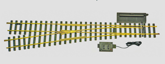 USA TRAINS R81615 #6 Left Hand Remote Switch with Lantern and Controller