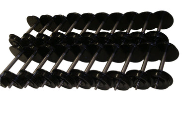 10 PAIR (20 Axels) ROLL-EZ Black Metal G Scale Train Wheels