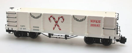 Bachmann North Pole & Southern Christmas Car Gondola #30647 with Metal Wheels