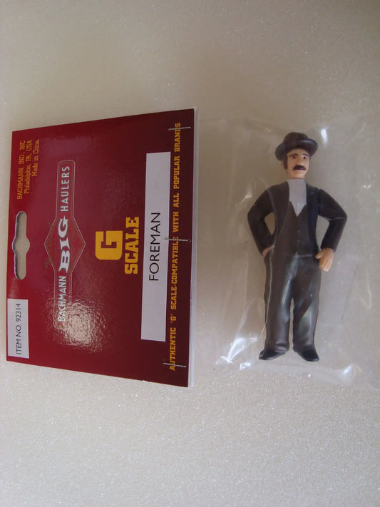 Bachmann 92314 Posable Figure Foreman With Moving Arms/Head My Store